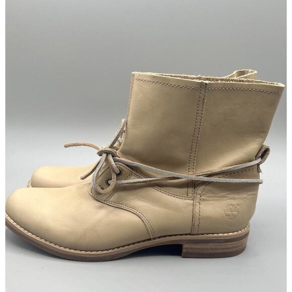 Timberland‎ Earth keepers Tan Leather Savin Hill Lace Up Ankle Boots Tan Size 8 - Picture 4 of 11